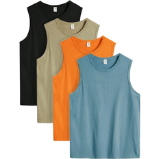 Shein Tween Boy pcs Solid Tank Top