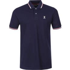 Psycho Bunny Stirling Pique Polo Shirt - Evening Blue