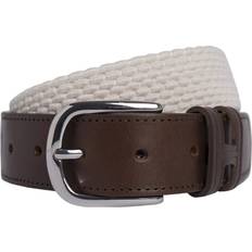 Hackett London Men Accessories Hackett London Parachute Stretch Belt - Off White
