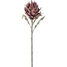 Lila Konstgjorda växter Bloomingville Kunstblume 76 cm Protea Violett Künstliche Pflanzen