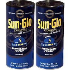 Table Sports GLO Twin Pack of Sun-Glo #5 Speed Shuffleboard Powder Wax