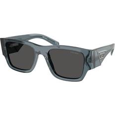 Prada Blå - Herr Solglasögon Prada Man PR 10ZS 17T08Z Solglasögon Acetat - Blå/Grå