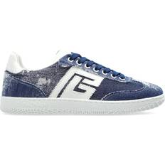 Balmain Swan Denim Sneakers