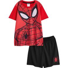 Spider-Man Boys Face Short Pyjama Set - Red/Black