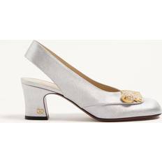 Valentino Garavani Pumps Valentino Garavani Läder Metalliska Pumps För Stiliga Kvällar Ute