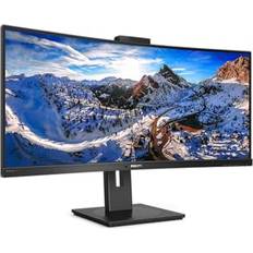 Curved Screen - IPS/PLS Monitors Philips 346P1CRH 34 Inch QGHD Curved Ultrawide Monitor
