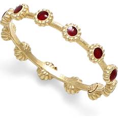 Moon & Meadow 14K Yellow Gold Red Enamel Ring