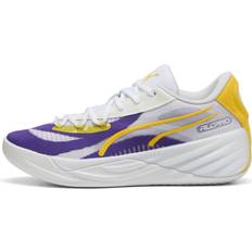 Puma All-Pro Nitro La Basketball Shoes Unisex - Violet/Pelé Yellow
