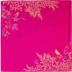 Sara Miller Chelsea Birds Cotton Napkins Set of 4 Cloths & Tissues Pink