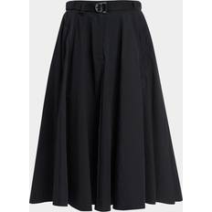 Polyamide Skirts Moncler Belted Skater Skirt - Black