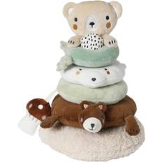 Fabric Stacking Toys Vertbaudet Tour À Empiler En Tissu Green Forest Marron TU