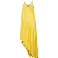 Alaïa Asymmetrisches Midikleid Aus Jersey - Gelb