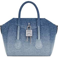 Givenchy Mini Antigona Lock Top-Handle Bag - Blue