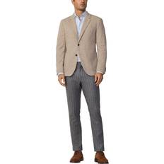 Hackett London Men Blazers Hackett London Melange Knit Blazer - Chino Beige