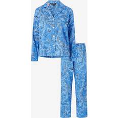 Lauren Ralph Lauren Pyjamas Lrl L/S Notch Collar Long Pant - Blå