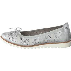 XTI Lågskor Ballerinaskor - Silver/Brun/Grå