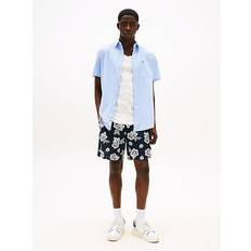 Tommy Jeans Herre Shorts Tommy Jeans Tjm Slub Aop Beach Short Ext - Marin/Pastelblå
