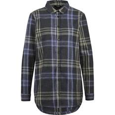 Hemp Shirts Stoic Women's MMXX Storuman Hemp Flannel Shirt - Grey