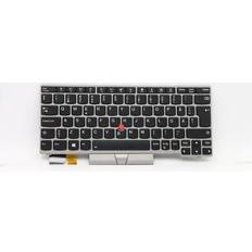 Keyboards Lenovo ThinkPad L13 Keyboard Swiss Silver Backlit 01YP865
