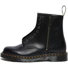 Dr. Martens 1460 Elastic Smooth Leather Lace Up Boots - Black