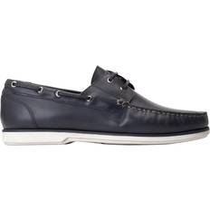 Base London Stern Boat Shoes - Navy