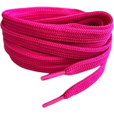 Raspberry Pink 120cm Flat Shoelaces