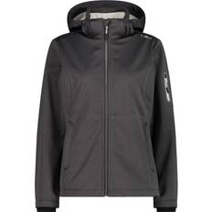 CMP Women's Jacket Zip Hood Softshelljakke - Grå