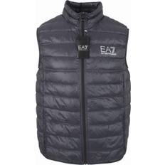 EA7 Men Vests EA7 Emporio EA7 Down Waistcoat Vest Ultralight Quilted - Gray