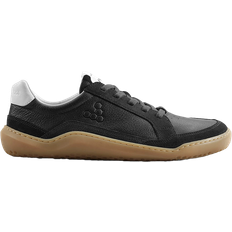 Vivobarefoot Gobi II Sneaker Premium Leather Mens Shoes - Obsidian Black