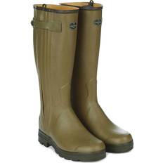 Man Wellingtons Le Chameau Chasseur Leather Lined Wellington Boots - Calf 43