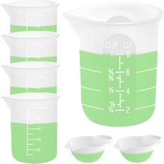 Silicone Measuring Cups Jojomino 7 Pcs Silicone Cups Kits 250ml 100ml Measuring Cup