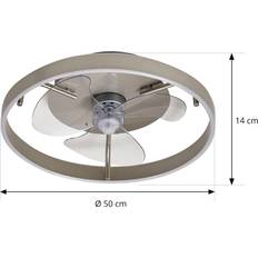 LED Ceiling Fan with Lightingdimmable Momitu