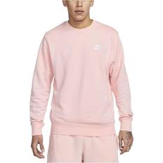 Nike Pink Jumpers Nike Sportswear Club Fleece Crew - Pink