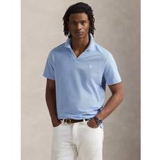 Ralph Lauren Polo Shirts Ralph Lauren Cotton Regular Fit Short Sleeve Polo Shirt - Sky Blue/White