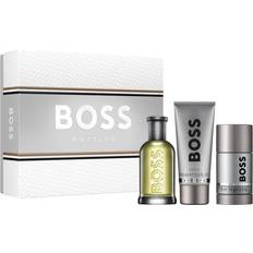 Herre Gaveæsker HUGO BOSS Bottled 3 Pcs Set for Men 3.3 EDT + Shower Gel + 2.4 Deodorant Stick