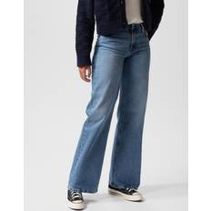 Nudie Jeans Hög midja Jeans Nudie Jeans Wide Heidi Worn Treasure - Blå