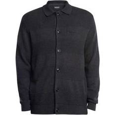 Black - Men Cardigans Barbour Filley Knitted Cardigan - Black