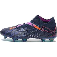 Puma Future 7 Ultimate FG/AG Soccer Cleats - Navy Pink Red