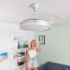 Ventilateur de Plafond LED 80W Ø49-104 cm