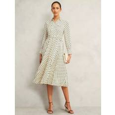 Hobbs Larina Shirtdress - Ivory/Navy