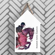 Wall Decor Horsework Before Housework Large Beach Huts Wall Decor