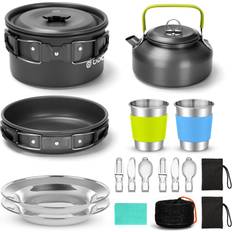 Odoland Camping Cookware Set Non Stick
