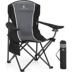 Alpha Camp Oversized Camping Folding Portable Chair 160kg