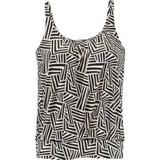 Lascana Cleo Tankini-Top - Creme/Schwarz