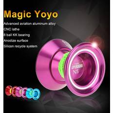 Tomtop Jms Professional Magic Yoyo N5 Desperado Aluminum Alloy Metal Yoyo 8 Ball KK Bearing with Spinning