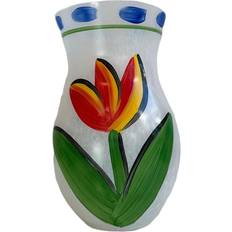 Kosta Boda Tulipa Röd Gul Design Ulrica Hydman Vallien Vas
