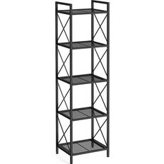 Songmics 5-Tier Metal Storage Rack 12.6 x 15.7 x 57.3 Inches Shelving System 15.7x57.3"