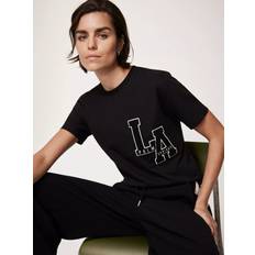 Mint Velvet Motif 100% Cotton T-Shirt -