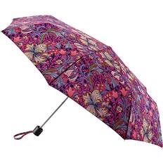 Fulton Umbrellas Fulton L907 Morris & Co Golden Lily Pink Minilite Umbrella - Pink
