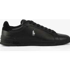 Polo Ralph Lauren Men Shoes Polo Ralph Lauren Heritage Court II Mens Trainers - Black/Soft Grey